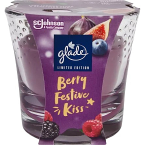 Glade Duftkerze Maxi Berry Festive Kiss, 204 g