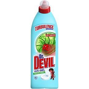 Dr. Devil WC Gel Turbulence Natur Fresh 1L