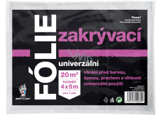 BALTOOL universelle Abdeckfolie, 7 µ, 20 m², 4 × 5 m