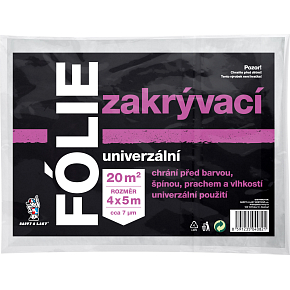 BALTOOL universelle Abdeckfolie, 7 µ, 20 m², 4 × 5 m