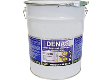 DENAS UNIVERZÁL-MAT Decklack für Holz, Metall und Beton, 0100 weiß, 10 kg