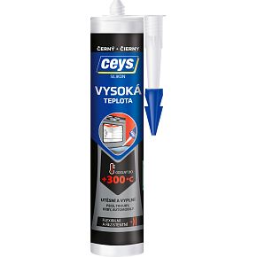 Ceys Silikonacetat hohe Temperatur, schwarz, 280 ml Ceys Silikonacetat hohe Temperatur, schwarz, 280 ml