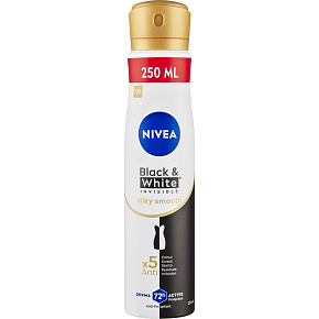 Nivea Black & White Invisible Silky Smooth Antitranspirant im Spray, 250 ml