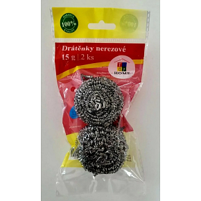 Tidy Home Edelstahlreinigungsschwamm 15 g, 2 Stk.