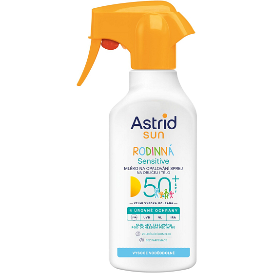 Astrid Sun Sensitive OF50+ Sonnenmilch Familiengröße 270 ml