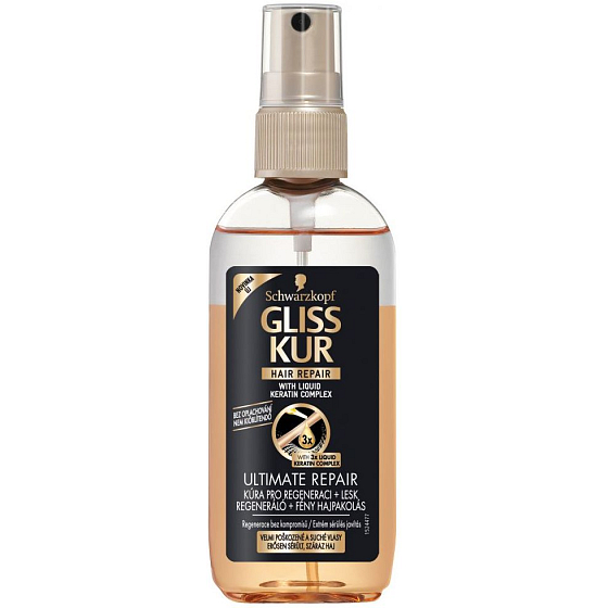 Gliss Kur Ultimate Repair Regeneration und spülfreie Rinde 100 ml