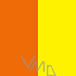 Zöllner Geschenkpapier 70 x 200 cm Zweifarbig orange-gelb
