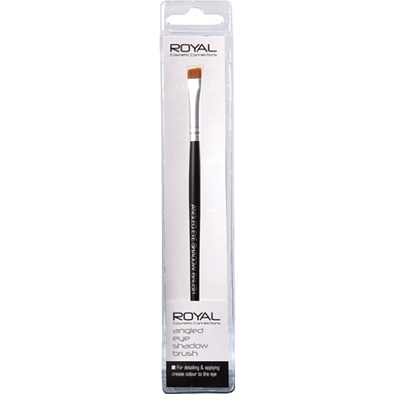 Royal Cosmetic Verbindungen gewinkelt Lidschattenpinsel Pinsel mit Naturborsten für Lidschatten 1 Stück
