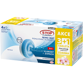 Ceresit Stop Feuchtigkeit Aero 360° Entfeuchter Nachfüllung, Wiesenblumen 4× 450 g Ceresit Stop Feuchtigkeit Aero 360° Entfeuchter Nachfüllung, Wiesenblumen 4× 450 g