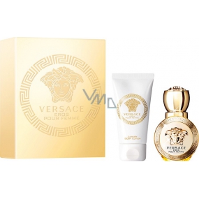 Versace Eros pour Femme parfümiertes Wasser für Frauen 30 ml + Körperlotion 50 ml, Geschenkset
