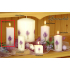 Lima Flower Lavender Duftkerze hellviolett mit Aufkleber Lavendel Prisma 45 x 120 mm 1 Stück