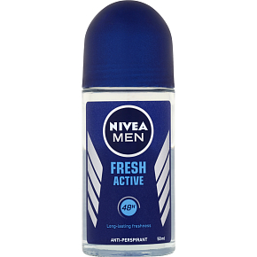 Nivea Men Fresh Active Kuličkový antiperspirant, 50 ml