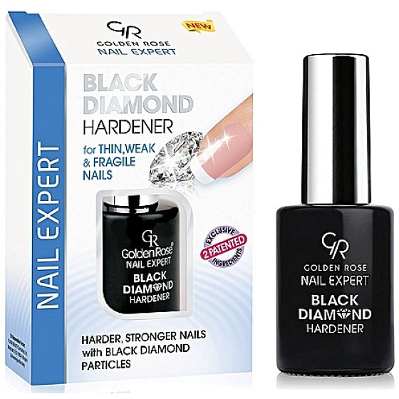 Golden Rose Nail Expert Black Diamond Hardener Nagelhärter 11 ml