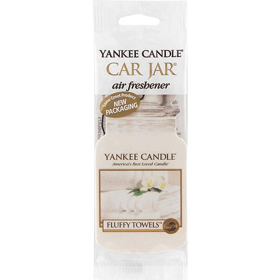 Yankee Candle Fluffy Towels - Fluffy Handtücher Klassisch duftendes Auto-Tag-Papier 12 g