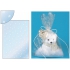Engel Tasche transparent mit Sternen 16 x 25 cm