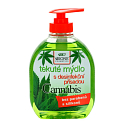 Bione Cosmetics Cannabis Flüssigseife mit antimikrobiellem Zusatz 300 ml