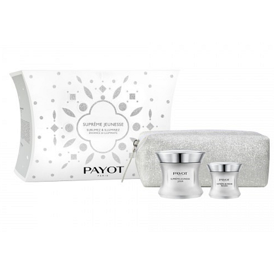 Payot Supreme Jeunesse Jour Total Youth Enhancing Care Tagespflegecreme 50 ml + verjüngende Verbesserung der Augenpflege 15 ml + Kosmetiketui Geschenkset 2018