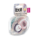 Lovi Indian Summer Tröster Silikon dynamisches Rosa für Kinder 0-3 Monate 2 Stück
