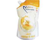 Miléne Milch und Honig flüssige Seife, Nachfüllung, 500 ml