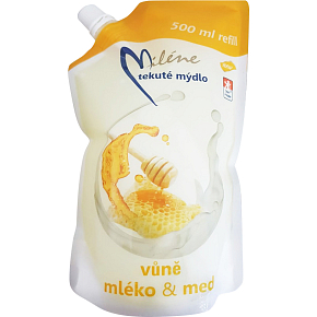 Miléne Milch und Honig flüssige Seife, Nachfüllung, 500 ml