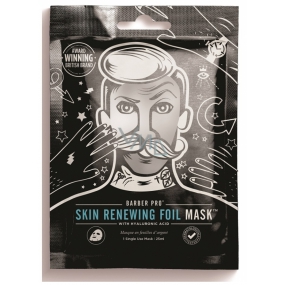Barber Pro Gesichtsmaske mit Erneuerung Warmer Film mit Hyaluronsäure und Coenzym Q10 für Männer 25 ml