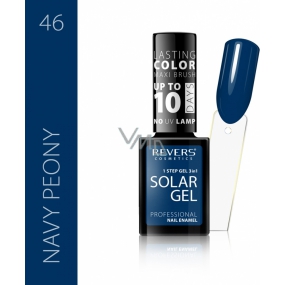 Revers Solar Gel Gel Nagellack 46 Navy Peony 12 ml