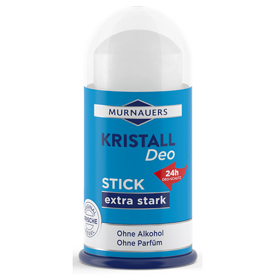 Murnauers Kristall Deo 100% natürliches mineralisches festes Deodorant ohne Farbstoffe und Konservierungsstoffe 100 g