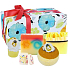 Bomb Cosmetics Schöner Honig - Bienenautöser prickelnder ballistischer Badeball 160 g + Badeblock 50 g + Glycerinseife 2 x 100 g + Lippenbalsam 4,5 g, Kosmetikset