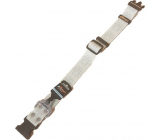 B&F Halsband Phosphor Pfoten beige 2,5 x 38-62 cm