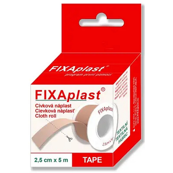 Fixaplast Textilspulenpflaster 2,5 cm x 5 m