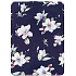 Albi Original Rechteckiger Spiegel Blaue Blume 6 x 8,5 x 1 cm