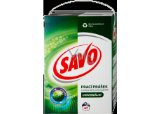 Savo Universal mit biologisch abbaubaren Inhaltsstoffen Waschmittel für farbige und weiße Wäsche 47 Dosen 3,29 kg