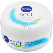 Nivea Soft fresh Feuchtigkeitscreme für den ganzen Körper, Gesicht und Hände 375 ml