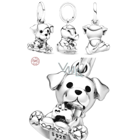 Charm Sterlingsilber 925 Hund - Labradorwelpe, Anhänger für Armband Tier Charm Sterlingsilber 925 Hund - Labradorwelpe, Anhänger für Armband Tier