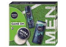 Nivea Men Feeling Game on Gesichts-, Körper- und Handcreme 150 ml + Nivea Men Ultra Charge Antitranspirant Spray 150 ml + Nivea Men Ultra Charge Duschgel 250 ml, Pflegeset für Männer