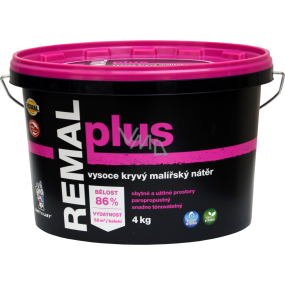 REMAL Plus hoch deckende Wandfarbe, 4 kg