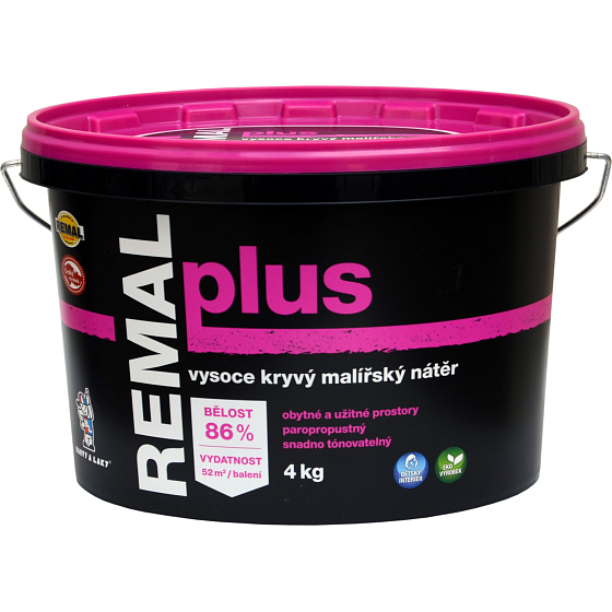 REMAL Plus hoch deckende Wandfarbe, 4 kg