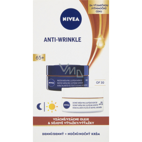 Nivea Anti-Wrinkle Contouring 65+ denní a noční krém pro zlepšení kontur, 2 x 50 ml Nivea Anti-Wrinkle Contouring 65+ denní a noční krém pro zlepšení kontur, 2 x 50 ml
