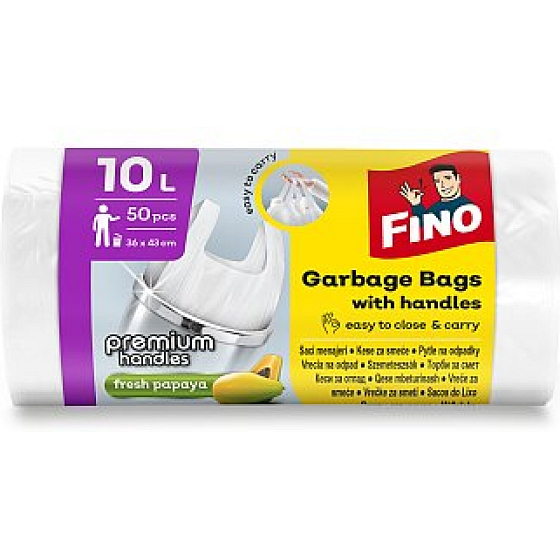 Fino Müllsäcke mit Griffen, 10 L