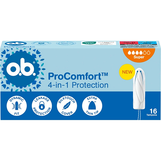 o.b. ProComfort Tampons Super 16 Stück