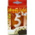 Happy Light Cake Kerze Nummer 5 in einer Box