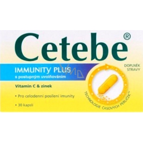 Cetebe Immunität plus Vitamin C + Zink 30 Tabletten