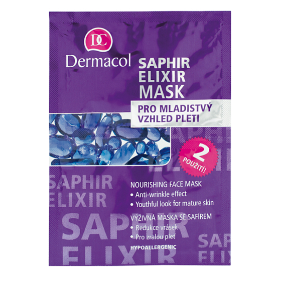 Dermacol Elixir 45+ Maske Pflegende Maske mit Vitaminen 2 x 8 ml