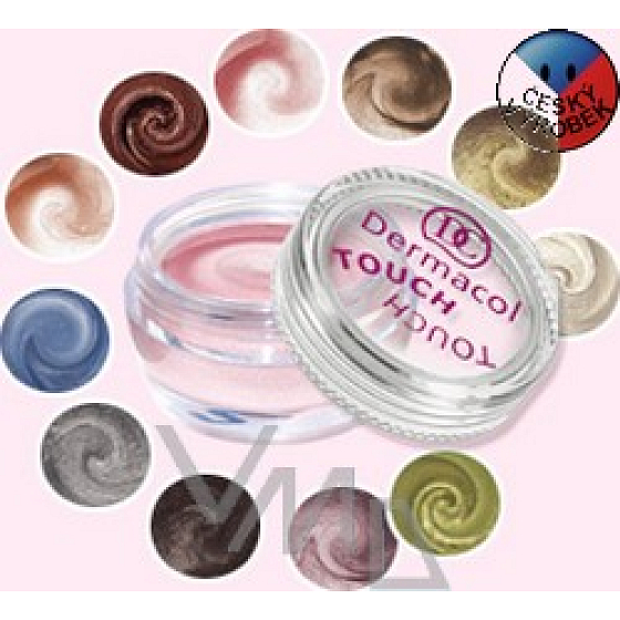 Dermacol Pearl Touch Lidschatten Hoch schimmernder Schaum Lidschatten 4,9 g Farbe 1