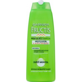 Garnier Fructis Fresh Menthol Anti-Schuppen-Shampoo für schnell schmierendes Haar 250 ml