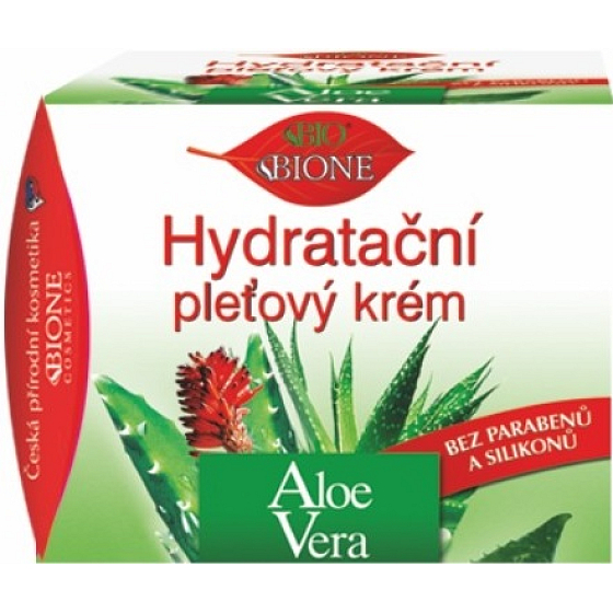 Bione Cosmetics Aloe Vera feuchtigkeitsspendende Hautcreme für alle Hauttypen 51 ml