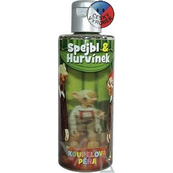 Böhmen schenkt Kindern Spejbl und Hurvínek den Duft von Bananenbadeschaum 200 ml