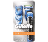 Gillette Fusion ProGlide Power Styler 3 in 1 Akkurasierer mit Trimmer + Scherkopf + 3 x Trimmkämme + Akku, Kosmetikset für Männer