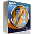 Gillette Fusion ProGlide Uhrwerk + Ersatzkopf 1 Stück + Gel 75 ml + Box, für Herren Kosmetikset, für Herren