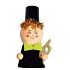 Schornsteinfegerfigur stehend 14 cm